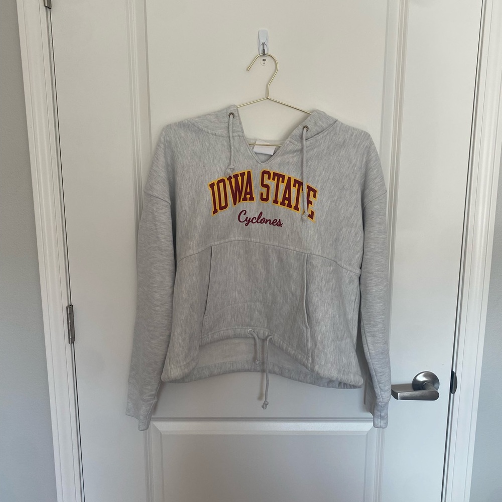 Champion Gray Iowa State Cyclones Hoodie